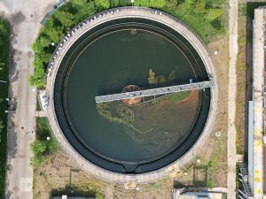 wastewater treatment process photo or illustration for drinking water article