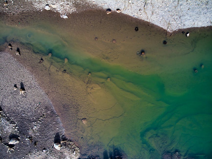 agricultural runoff in drinking water photo or illustration for drinking water article