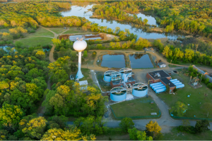 wastewater treatment process photo or illustration for drinking water article