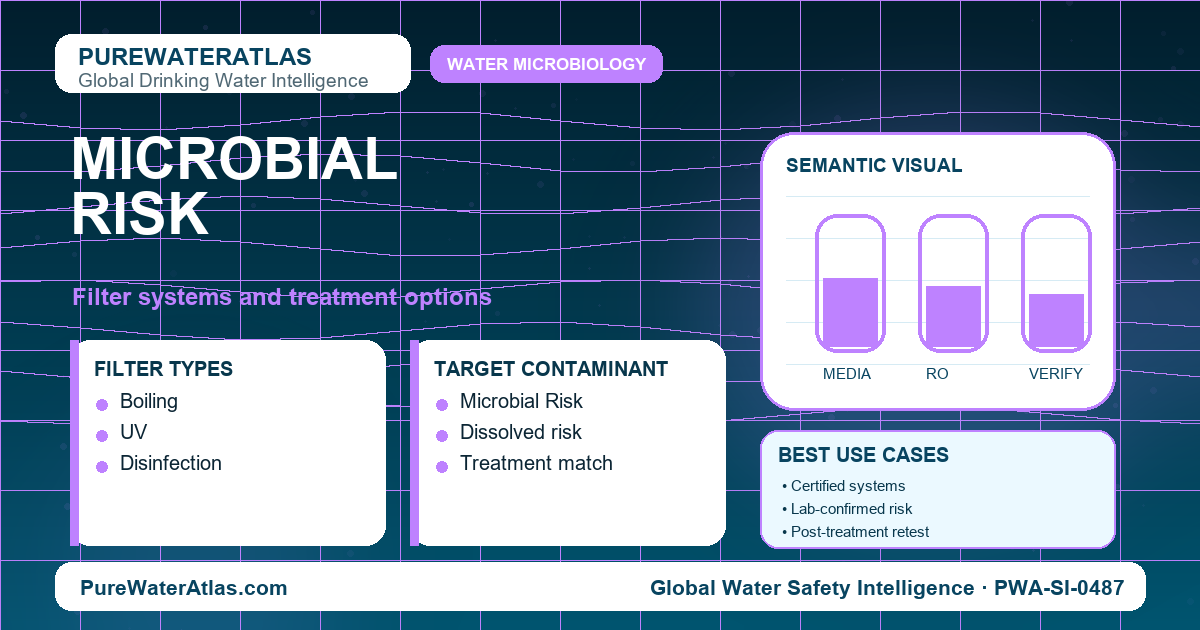 Chloramine removal infographic showing filtration options