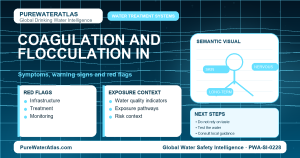 Giardia warning signs infographic showing symptoms