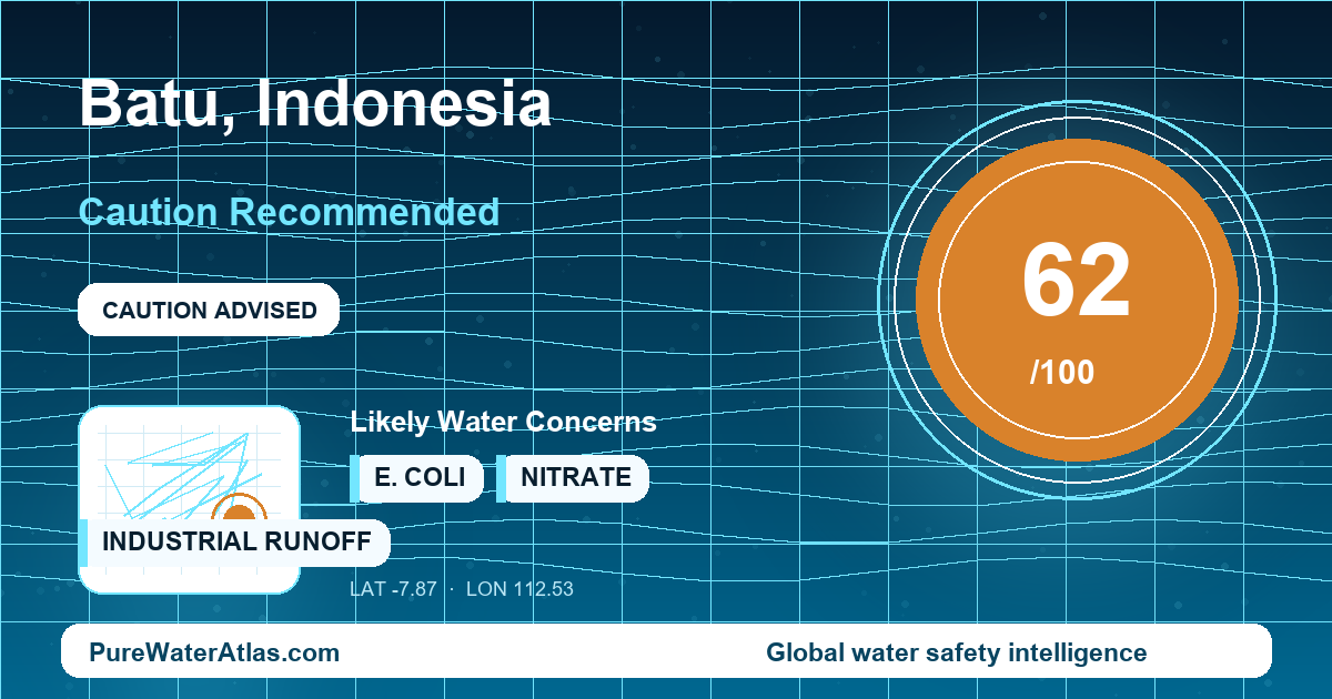 Water safety profile for Batu