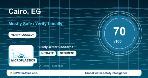 Water safety profile for Cairo