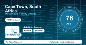 Water safety profile for Cape Town