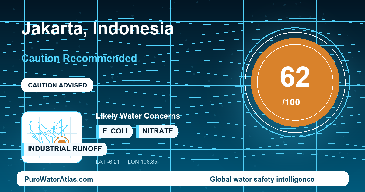Water safety profile for Jakarta
