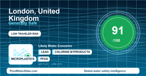 Water safety profile for London