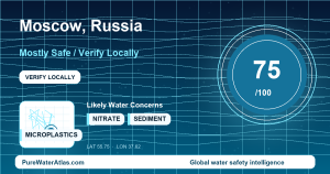 Water safety profile for Moscow