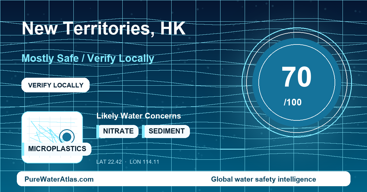 Water safety profile for New Territories