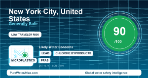 Water safety profile for New York City