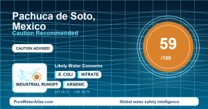 Water safety profile for Pachuca de Soto