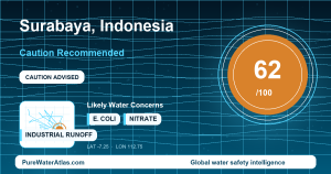 Water safety profile for Surabaya
