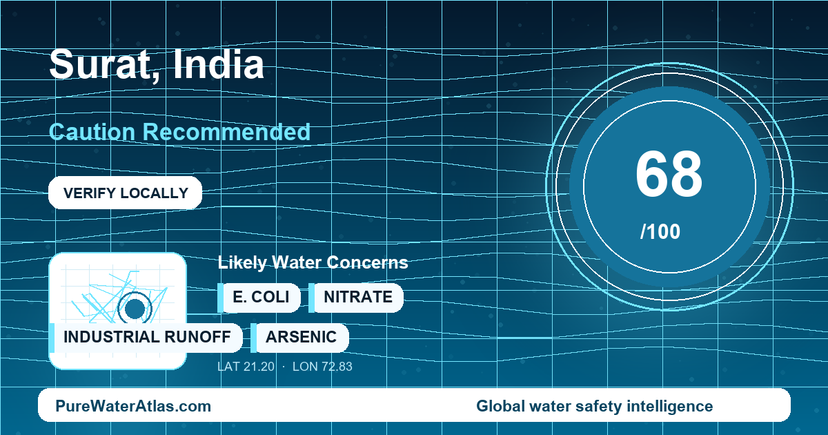 Water safety profile for Surat
