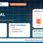 Lead removal infographic showing filtration options