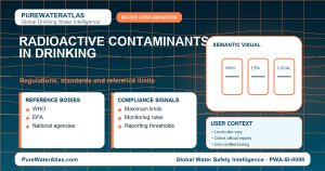 Chlorine standards infographic showing reference limits