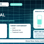 Lead removal infographic showing filtration options