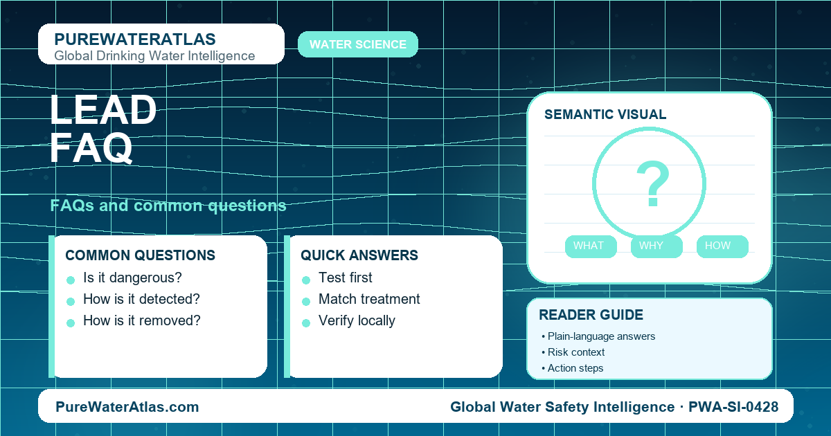 Lead FAQ infographic showing common questions